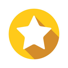 Star icon vector graphic illustration