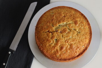 Tutti fruity buttermilk cake. A type of Indian fruit cake made with tutti frutti or candied fruits, all purpose flour, sugar, buttermilk and vanilla essence