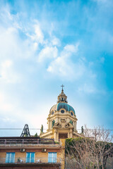 Street view of downtown in Messina, Italy
