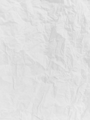 Abstract wrinkled or Free photo crumpled white paperboard or empty canvas or paper surface with folded stains.	