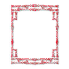 Obraz premium frames in vintage style with elements of ornament, art, pattern, background, texture