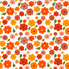 Bright flower pattern. Suitable for design and packaging.