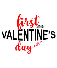 Valentine's Day SVG Bundle, Digital files svg, eps, png, jpg, pdf, Valentines, Be Mine, Still Single, Love,