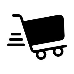 Shopping cart icon. shop and sale symbol. Web store shopping sign for apps and websites with transparent background PNG