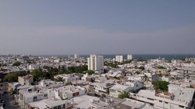 Vuelo de Dron zona conurbada centro de la ciudad del puerto de Veracruz M&eacute;xico