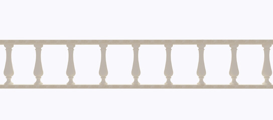 marble pilasters on a white background - obrazy, fototapety, plakaty