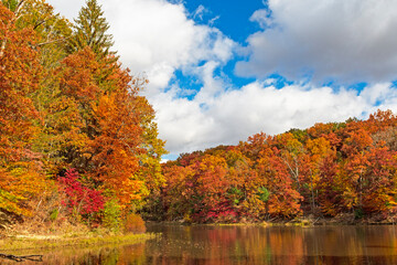 Autumn Colors on a Quiet Lake
