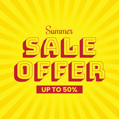 Summer Sale Offer Banner