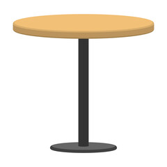 円形のテーブル