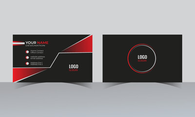  corporate business card template.simple business card design, Vector design, Personal visiting card with company logo, Modern and simple design, Creative and modern business card template, modern and