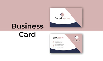 Modern Business Card- Creative and Clean Business Card Template Luxury business card design template Clean professional business card template, visiting card  
