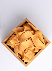 Ribbon pakoda or pakora savory made with rice gram flour. Popular South Indian deep fried teatime snack. 