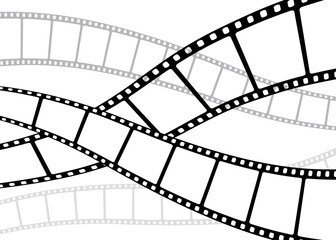 Movie film strip , vector illustration