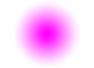Obraz premium bright pink soft focus blur round shape on white horizontal background. space for text