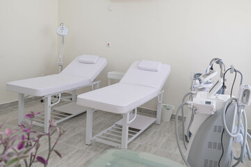 dental chair in hospital room