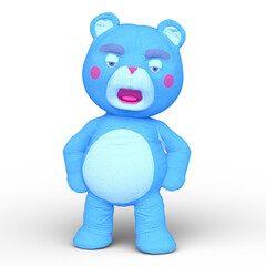 Naklejka premium クマの人形