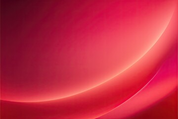 Abstract Pink Red Gradient Curve Background. Generative AI.