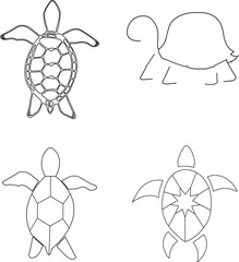 tortoise design art tattoo