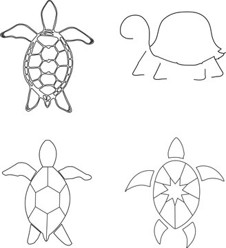 tortoise design art tattoo