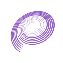 Spiral Design Element. Abstract Swirl Icon.