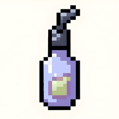 Fototapeta premium Shampoo pixel art. Generative AI. 