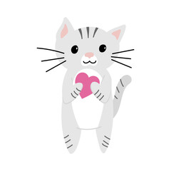 Valentine's Day Cat
