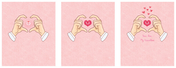 cute and simple Valentine card idea