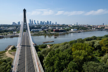 Most Świętokrzyski w Warszawie, Polska.  © Tomasz Warszewski
