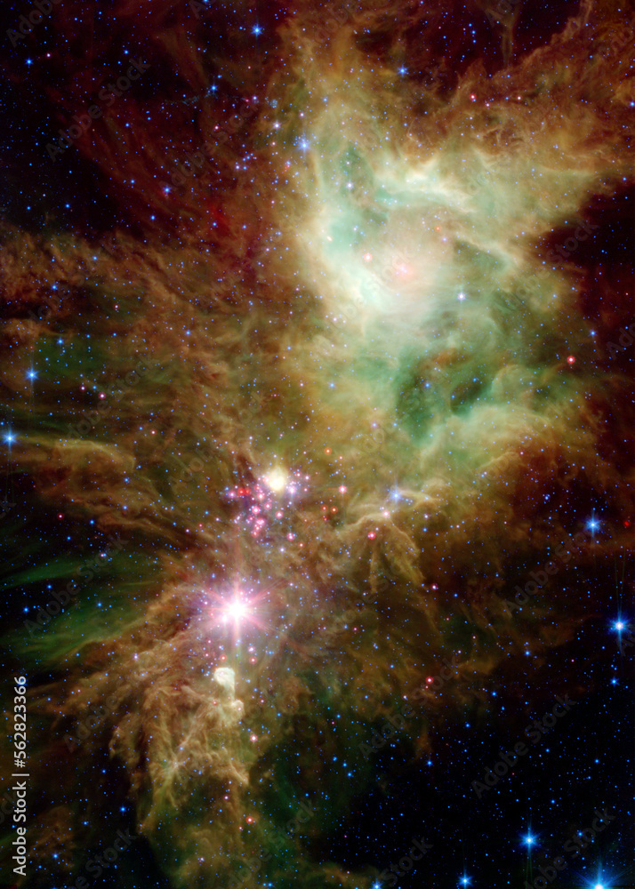 Canvas Prints new spitzer deep space telescope images. elements of this image furnished by nasa.