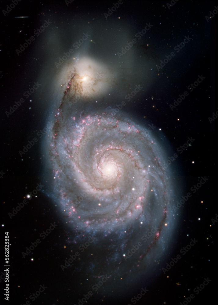 Wall mural new spitzer deep space telescope images. elements of this image furnished by nasa.
