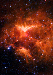 New spitzer deep space telescope images. Elements of this image furnished by NASA. © Visual Studio