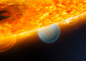 Deep Space Exoplanets, High detailed planetary cosmos images
