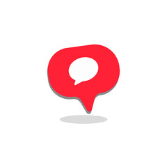 Social network icon. Comment, message icon vector. Social media. Symbols for web site.Computer and mobile vector.