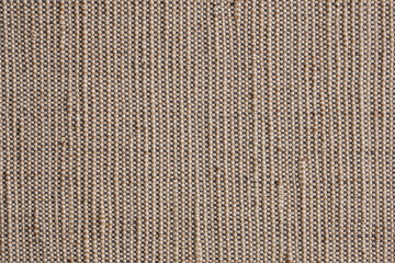 Natural fabric texture background made of cotton and jute with melange weaving pattern. Backgrounds and textures