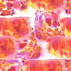 Watercolor spots in abstraction in a seamless pattern. Can be used as fabric, wallpaper, wrap.