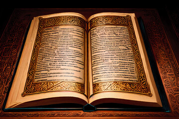 Obraz premium Old Book on the Table