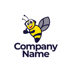 bee logo design