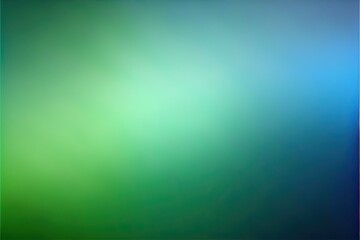 Abstract Green and Blue Gradient Background. Generative AI.