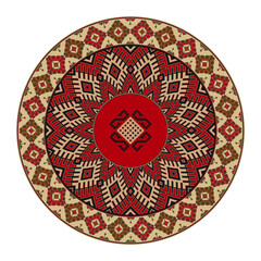 Kilim round design element 12