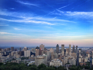 Fototapeta na wymiar Montreal Sunset