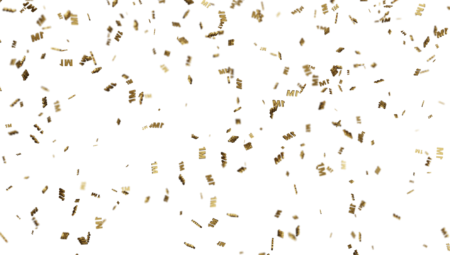 1m followers celebration banner for use in social media. Golden gratitude text isolated over transparent background - Powered by Adobe