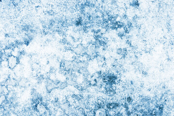 Fototapeta na wymiar Stone texture. Mineral marble pattern. Geology blue cells pattern. Abstract ice graphic design backdrop. Frozen look white winter texture. Grainy background. Noise backdrop. Decorative gravel.
