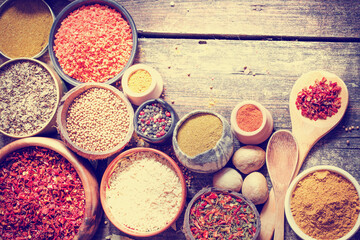 various spices