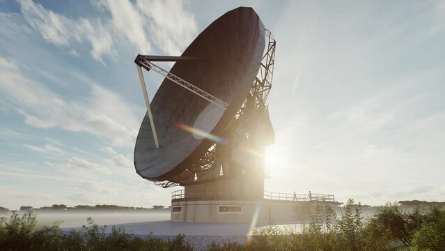 Arthur satellite dish , artist rendering 