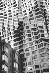 Downtown city building architecture abstract structure twisted San Francisco	
