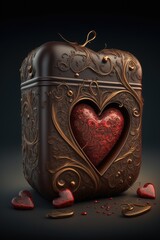 Abstract Valentine Chocolate