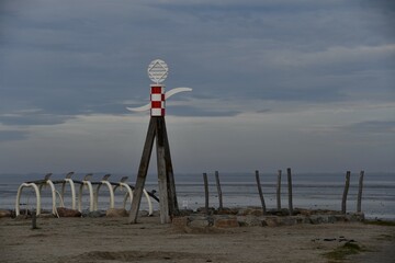 Strandskulpturen in Dornumersiel / Ostfriesland