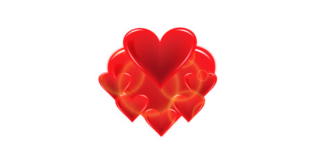 Heart's Desire: A Valentine's Vector Illustration