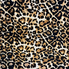 Seamless leopard pattern, leopard skin, animal fur.