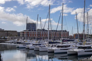 The marina at the Victoria and Albert Waterfront in Cape Town, South Africa